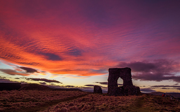Sunset from the Hill of Dunnideer
